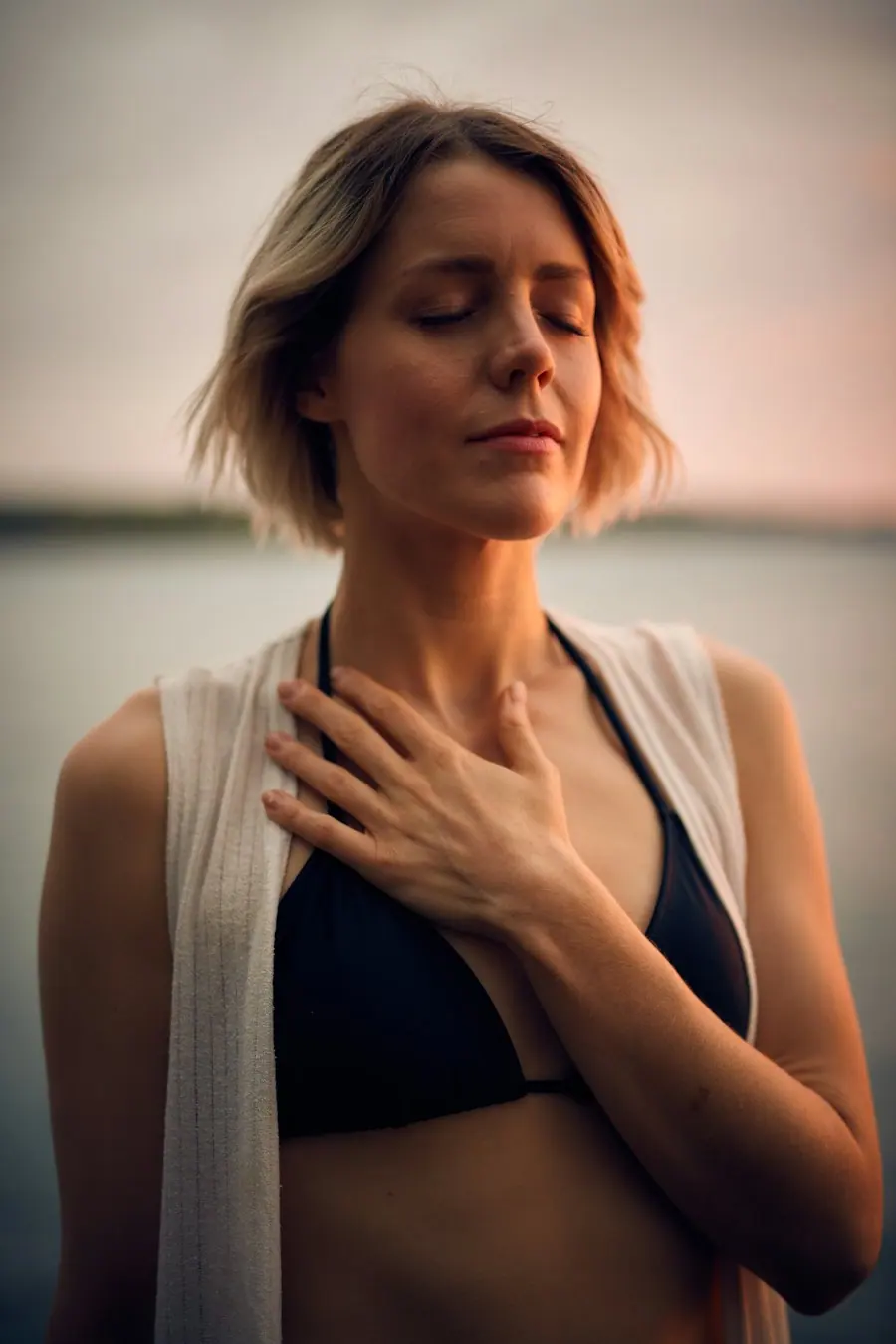 Portrait of the head of yoga