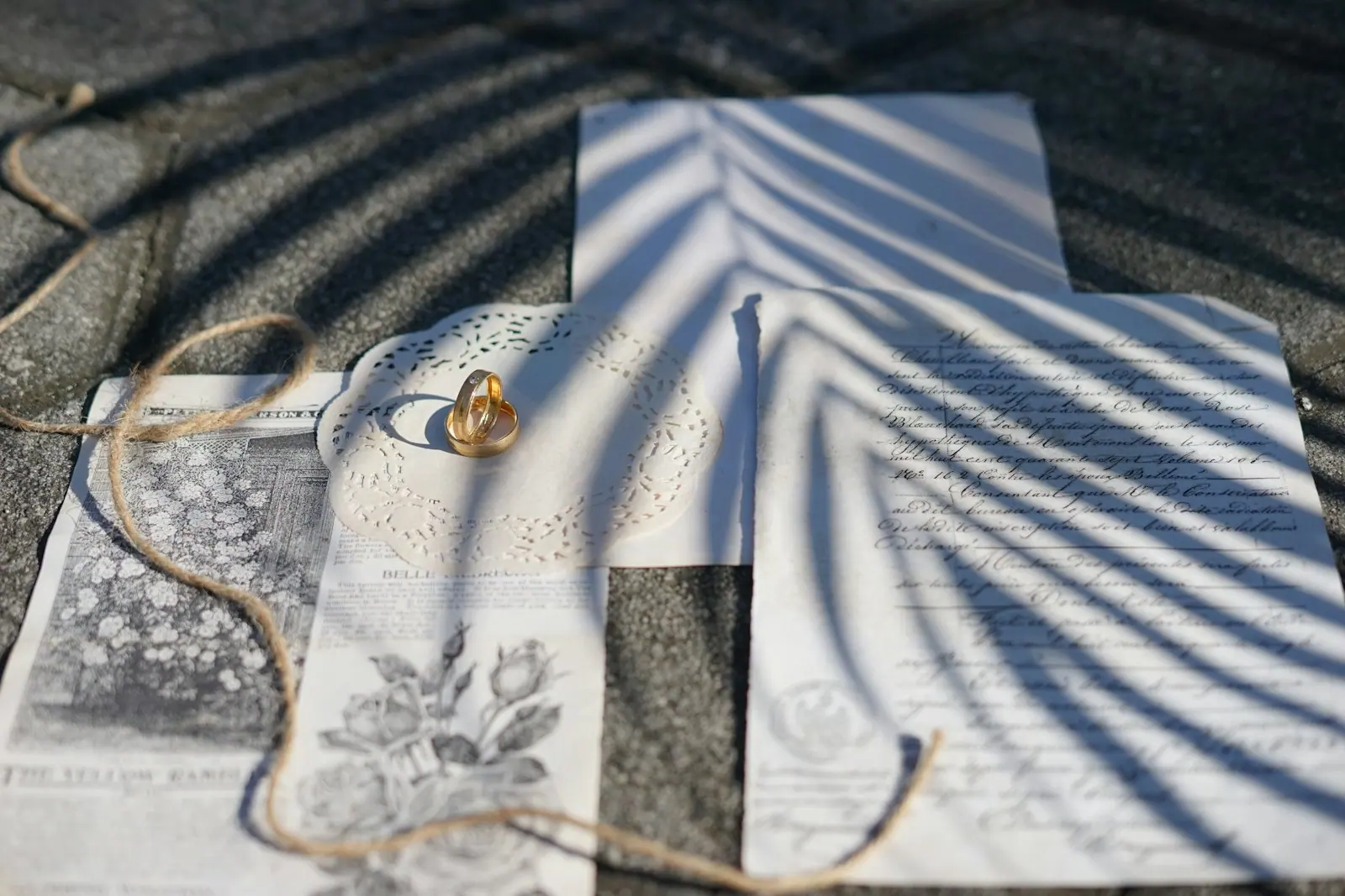 A notebook and pen resting outdoors